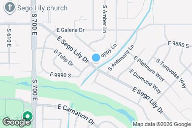 Map image of the property - 9949 E Sego Lily Dr