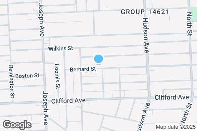 Map image of the property - 104 1/2 Bernard St