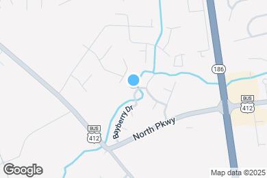 Map image of the property - 101 Bayberry Dr