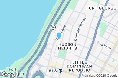 Map image of the property - 205 Cabrini Blvd
