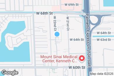 Map image of the property - 6411 W 22nd Ct