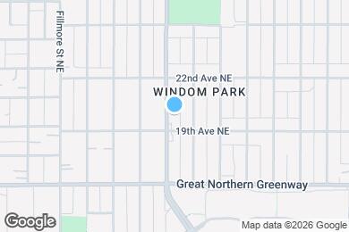 Map image of the property - 1915 Johnson St NE