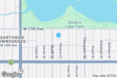 Map image of the property - 1645 Winona Ct