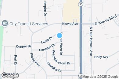 Map image of the property - 1697 Cardinal Dr