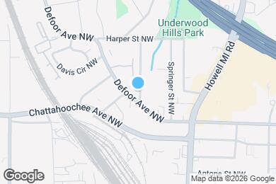 Map image of the property - 1720 Marvin St NW