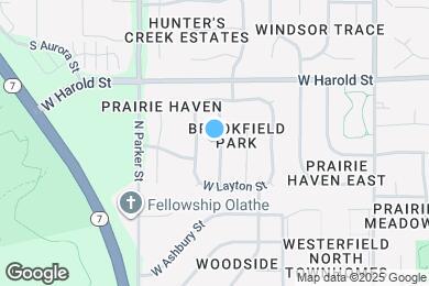 Map image of the property - 1025 N Crest Dr