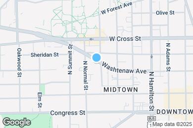Map image of the property - 703 Washtenaw Rd