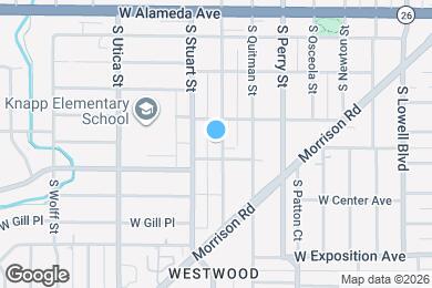 Map image of the property - 525 S Raleigh St