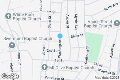 Map image of the property - 1404 Washington St
