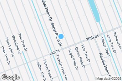 Map image of the property - 2933 Sabal Palm Dr