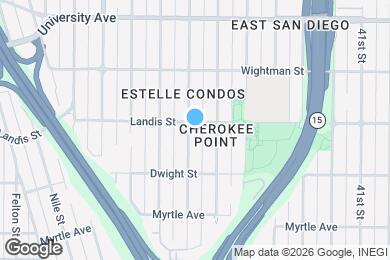 Map image of the property - 3687 Cherokee Ave