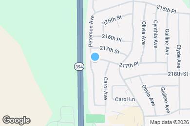 Map image of the property - 1602 217th Pl