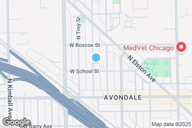 Map image of the property - 3315 N Albany Ave