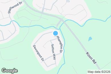 Map image of the property - 208 Southampton Dr