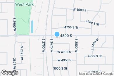Map image of the property - 2603 W 4800 S