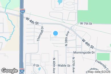 Map image of the property - Caleb Place Apartments