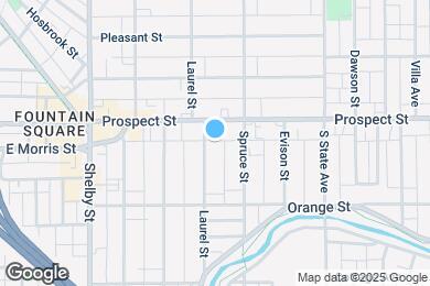 Map image of the property - 1121 Laurel St