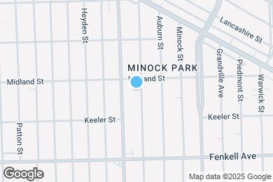 Map image of the property - This beautifully updated 3-bedroom, 1-bath single-family home is ready for move-in!