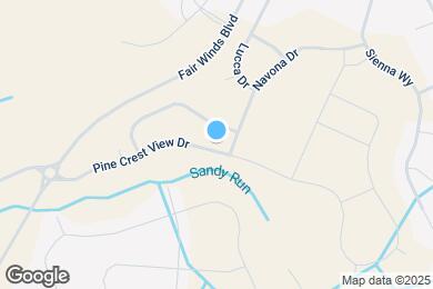 Map image of the property - 180 Pine Crest View Dr