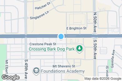 Map image of the property - 4771 Crestone Peak St