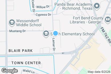 Map image of the property - 2101 Lamar Dr