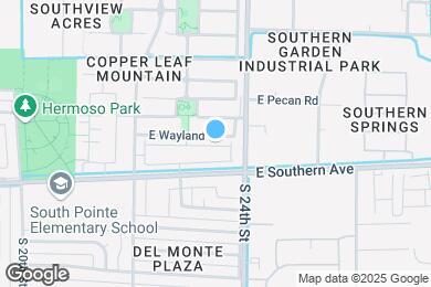 Map image of the property - 2340 E Hidalgo Ave