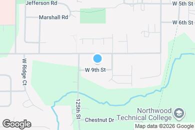 Map image of the property - 601 W 9th St