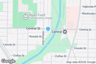 Map image of the property - 1210 Central St