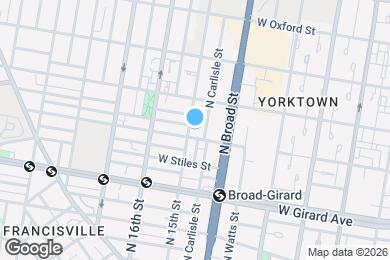 Map image of the property - 1309 N 15th St