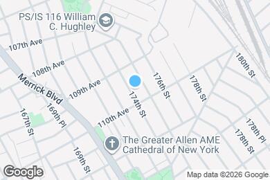 Map image of the property - 109-41 174th St