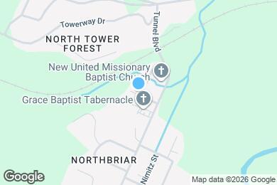 Map image of the property - 2601 Acuff St