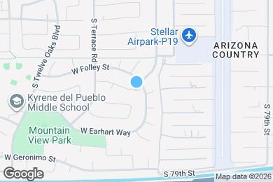 Map image of the property - 4583 W Elgin St