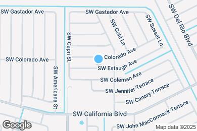 Map image of the property - 1125 SW Estaugh Ave