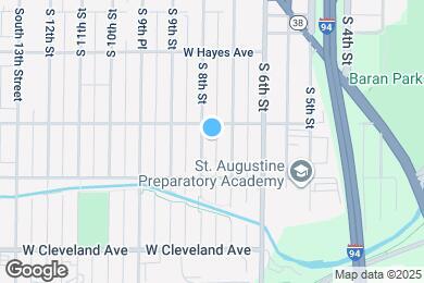 Map image of the property - 2520 S 8th St
