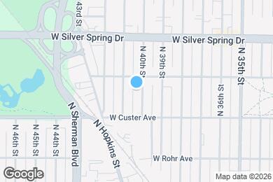 Map image of the property - 5453 N 40th St