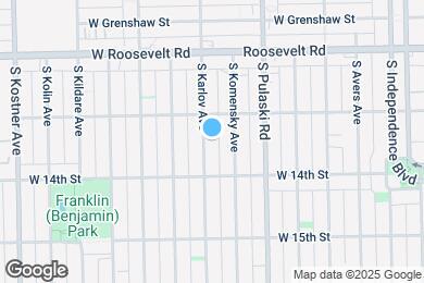 Map image of the property - 1325 S Karlov Ave