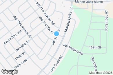 Map image of the property - 16673 SW 21st Cir