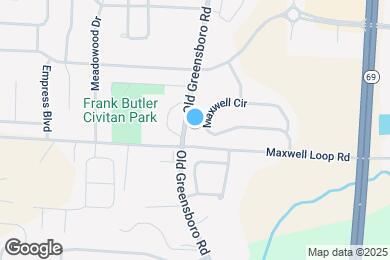 Map image of the property - 1384 Maxwell Cir