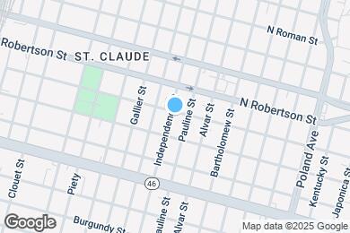 Map image of the property - 1341 Independence Street