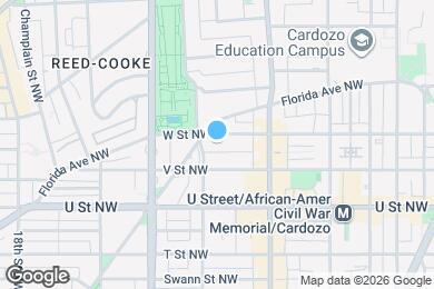 Map image of the property - 1444 W St NW