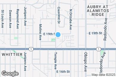 Map image of the property - 1870 Temple Ave