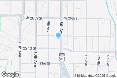 Map image of the property - 2105 8th Ave