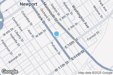 Map image of the property - 5 E 9th St