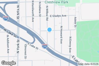 Map image of the property - 509 N Willow Rd