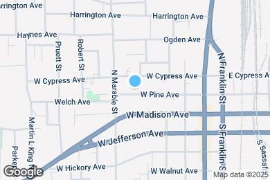 Map image of the property - 276 W Pine Ave