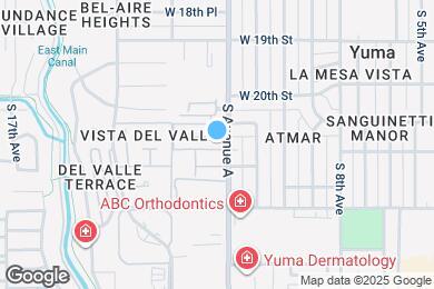 Map image of the property - 1211 W 20th Pl