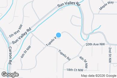 Map image of the property - 457 Tupelo Way