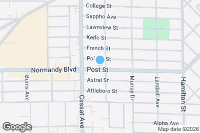 Map image of the property - 4813 Post St