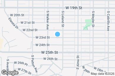Map image of the property - 1129 W 23rd St