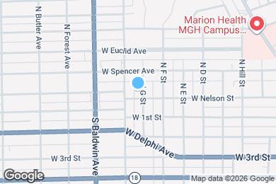 Map image of the property - 209 N G St